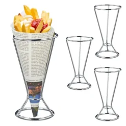 Snacksbehållarset, 16x9,5 cm, Silver