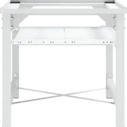 Sockel för tvättmaskin med utdragbar hylla vit - Förhöjningssockel - Förhöjningssocklar - Home & Living