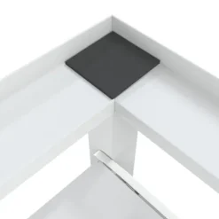 Sockel för tvättmaskin med utdragbar hylla vit - Förhöjningssockel - Förhöjningssocklar - Home & Living