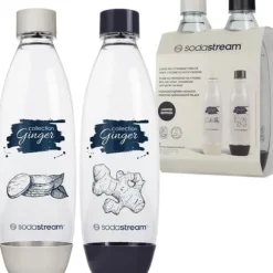 Sodaflaskor - SodaStream - Fuse - 2x1L - Värmeresistenta - BPA-fria
