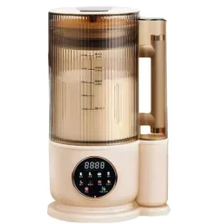 Sojamjölksmaskin, Automatisk Mixer, Mångsidig Matberedare,EU, Brun