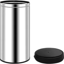 Soptunna med automatisk sensor 70 L rostfritt stål