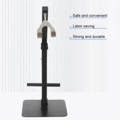 Soptunnepress - Manuell - 66 cm - Rostfritt stål - Passar 60–100 L soptunnor - Effektiv avfallskomprimering