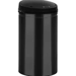 Soptunnor & papperskorgar - Living Soptunna med automatisk sensor 40 L kolstål svart