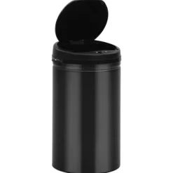 Soptunnor & papperskorgar - Living Soptunna med automatisk sensor 40 L kolstål svart