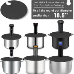 Sous Vide Lock för Matlagning Silikon Sous Vide Lock för Lagergrytor