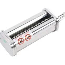 Spaghettikutter, 430 rostfritt stål, 5,51 tum rulle, 8 tjockleksinställningar, lämplig för flera pastatyper, handtvätt rekommenderas