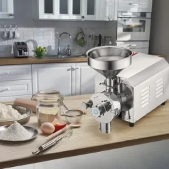 Spannmålskvarn 3000W, kraftfull spannmålsslipmaskin för livsmedelsbearbetning, effektiv för hem och kommersiellt bruk