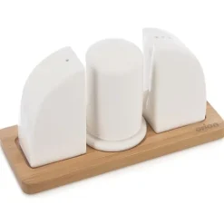 Spice Shaker Salt Peppar Shaker Set Salt Peppar Behållare Ställ