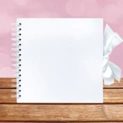 Spiralalbum 20,5 x 20,5 cm - Vit - 35 ark