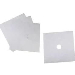 Spisbrännarskyddset - Non Stick gasspis Skyddsdynor - 4 delar, Silver, 27x27cm