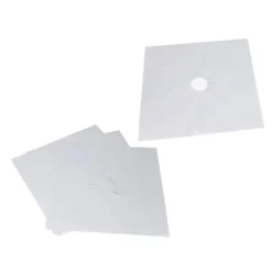 Spisbrännarskyddset - Non Stick gasspis Skyddsdynor - 4 delar, Silver, 27x27cm