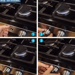 Spisknoppsats i rostfritt stål - Silver