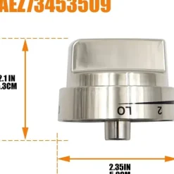 Spisknoppsats i rostfritt stål - Silver