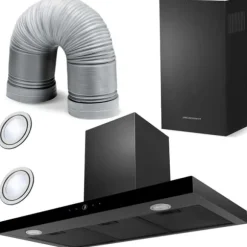 Spiskåpa 90 cm Svart Berdsen BT-218