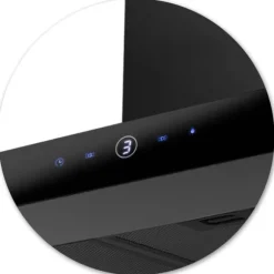 Spiskåpa 90 cm Svart Berdsen BT-218