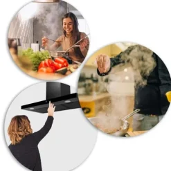 Spiskåpa 90 cm Svart Berdsen BT-218