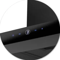 Spiskåpa 90 cm Svart Berdsen BT-218