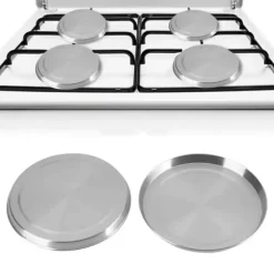 Spislock rostfritt stål 4-pack