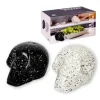 Spricka salt- och pepparkar “Calaveras”, 7 cm x H 6,5 cm, vit/svart
