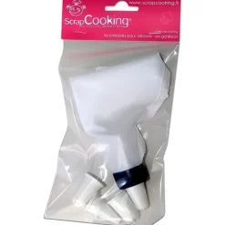 Spritspåse med 4 ScrapCooking-munstycken