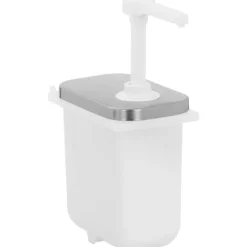 Såsdispenser med rostfri pump, 2 l