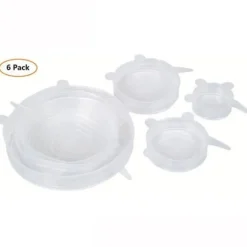 6st - Silikon Köksset Frukt Färsk Mat Saver Lock Diskmaskin Mikrovågsugn YJLO1339