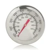 2st 50-500°C ugnstermometer i rostfritt stål, matlagningstermometer med dubbla mätare