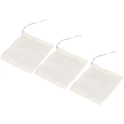 100st dragsko bomullspåsar 8cmx10cm Återanvändbart filter terester Miljövänlig tefilterpåse