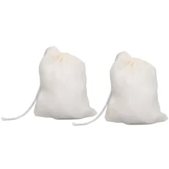 100st dragsko bomullspåsar 8cmx10cm Återanvändbart filter terester Miljövänlig tefilterpåse