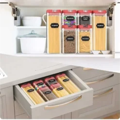 7st Förvaringsburkar – Lufttäta Burkar med Lock – Matförvaring