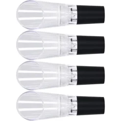 4st vinluftare hällare PC Miljövänlig karaffpipstång Tillbehör för hushållsfestSilver