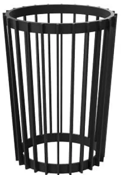 Standy 40H dubbelsidigt högt blomsterställ | Svart