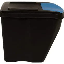 Staplingsbara soptunnor 4 st - Hygieniska och praktiska | Färg: Antracit | Storlek: 100 L