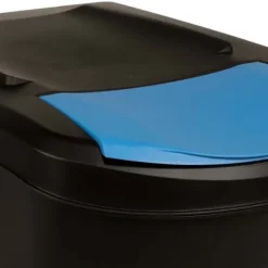 Staplingsbara soptunnor 4 st - Hygieniska och praktiska | Färg: Antracit | Storlek: 100 L