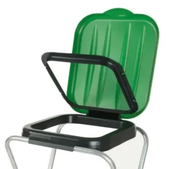 Stativhållare för 120L sopsäckar för segregering - 3 typer av avfall