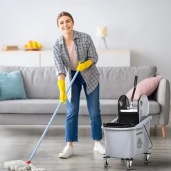 Städvagn, 54x41x91,5 cm, Grå