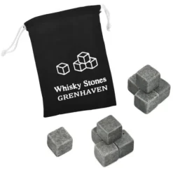 Steniskuber - ChangM - 9st - Naturlig täljsten - Återanvändbar - Förvaringspåse