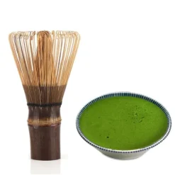 80-stifts naturlig bambu chasen matcha visp grönt tepulverborste verktyg