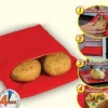 1STK tvättbar kockpåse för mikrovågsugn för snabb tillagning av potatis (lagar 4 potatisar) FR4422