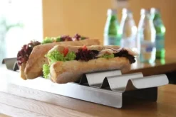 Stålställ för mackor och korv - Hendi 429419