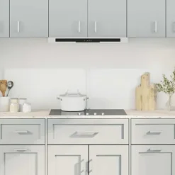 Stänkskydd 2 st transparent 80x40 cm härdat glas