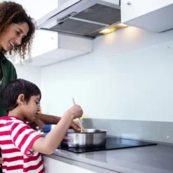 Stänkskydd för kök, 40x120 cm, Transparent