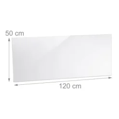 Stänkskydd för kök, 40x120 cm, Transparent