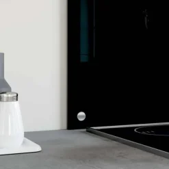 Stänkskydd i härdat glas 2-pack | Färg: Svart | Storlek: 70x50 cm