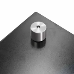 Stänkskydd i härdat glas 2-pack | Färg: Svart | Storlek: 70x50 cm