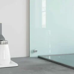 Stänkskydd 2-pack i härdat glas - Praktiskt & Dekorativt | Färg: Vit | Storlek: 70x50 cm