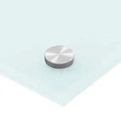 Stänkskydd 2-pack i härdat glas - Praktiskt & Dekorativt | Färg: Vit | Storlek: 70x50 cm