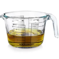 Stor glasköksmätkopp för mätning av livsmedel 1L
