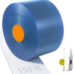 Strip Gardin PVC Dörrgardin 82' x 12" Rullkylare Frys Transparent Plast